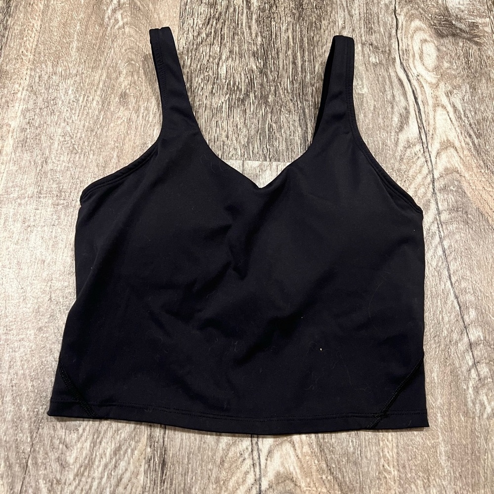 Black tank top